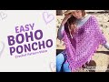 How To Crochet The Boho Poncho