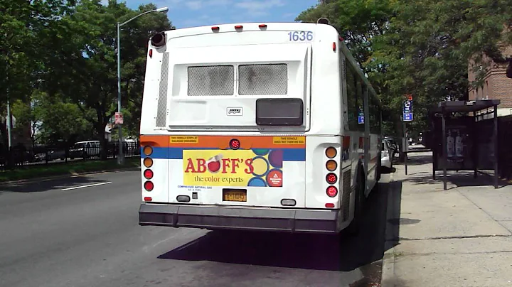 Nassau Inter-County Express: Orion 05.501 CNG #1636 N31 @ Seagirt Blvd & Beach 22nd Street!