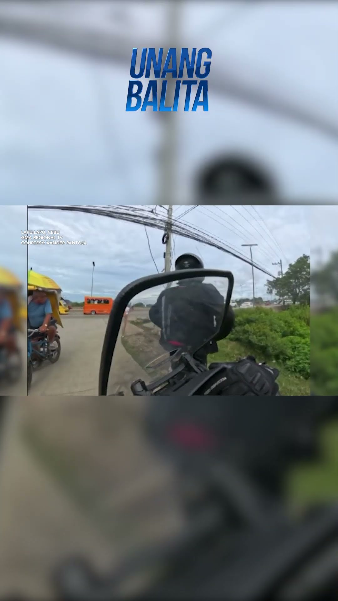 78-anyos na rider, patay matapos masalpok ng taxi #shorts | Unang Balita