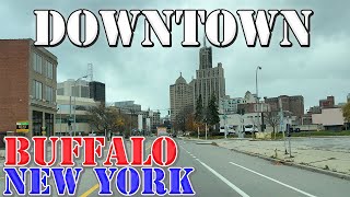 Buffalo - New York - 4K Downtown Drive