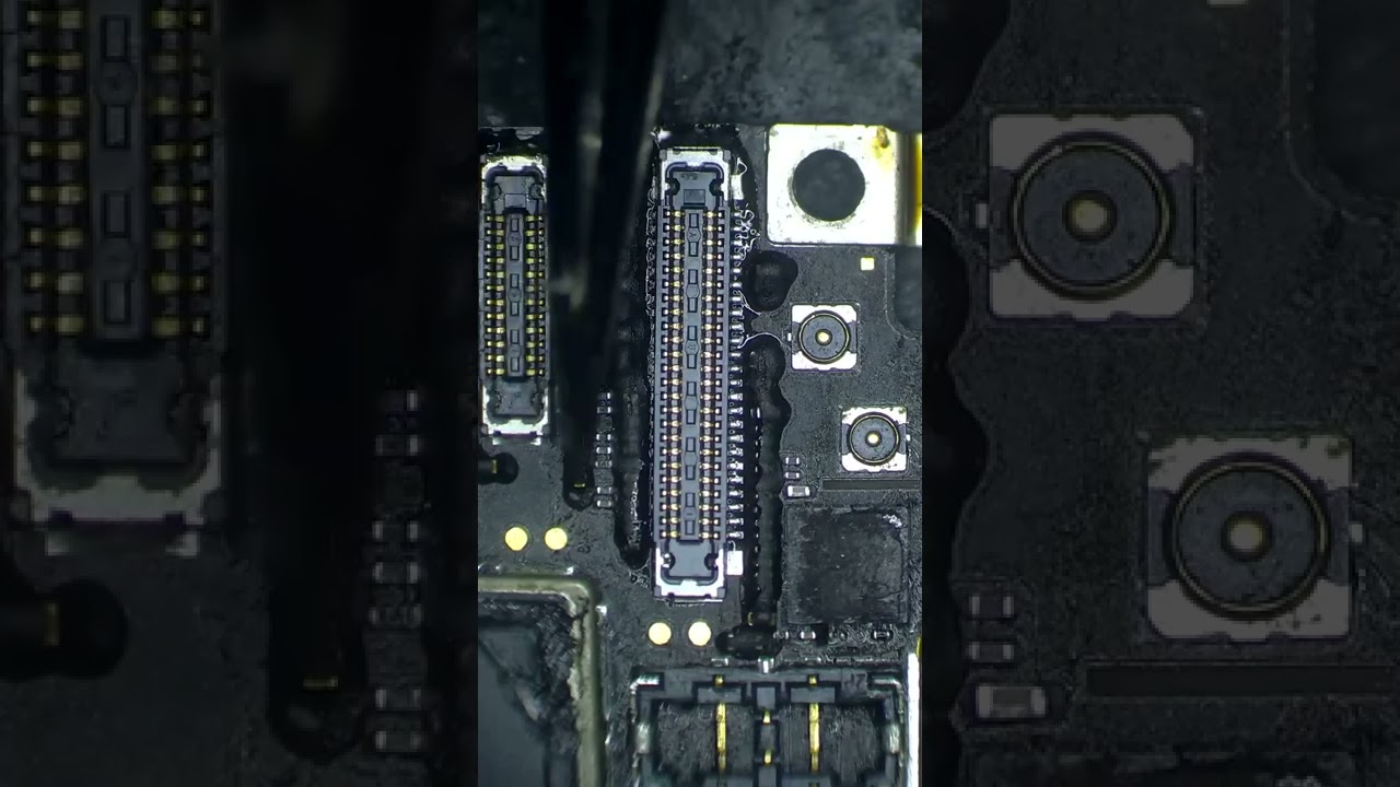 iphone connector soldering repair