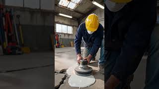 Fixing a Cracked Floor With Strong Industrial Epox