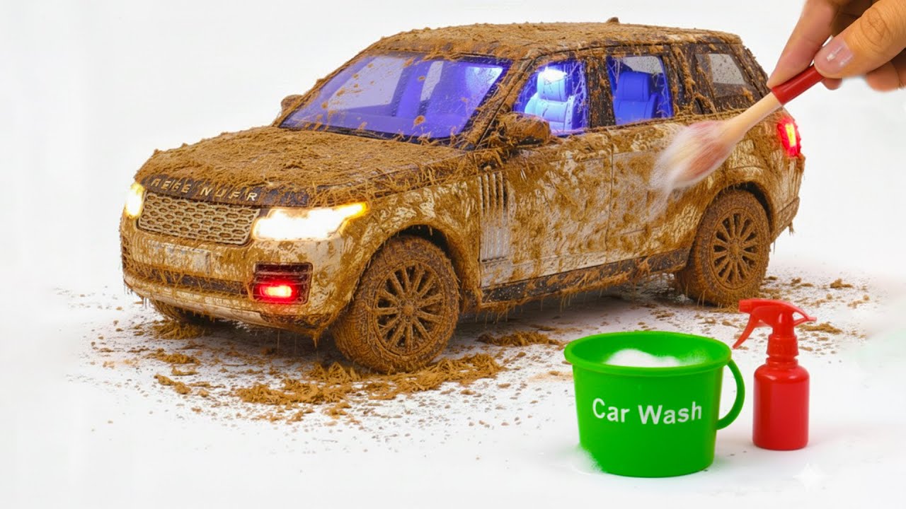 The surreal cleaning process of a 