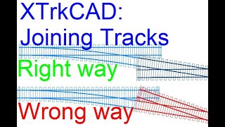 XTrkCAD: Attaching and rotating track components