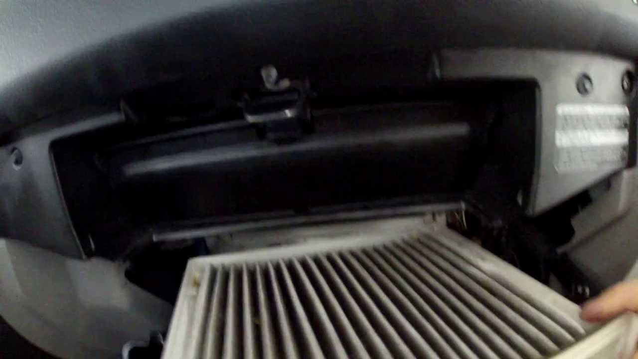 How to replace cabin air filter - Toyota 4Runner 2006 - YouTube