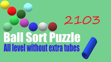 Ball Sort Puzzle Level 2103 🎯 All level without extra tube 😂 Game Walkthrough 😘