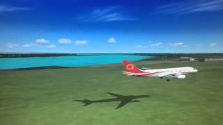 MFS - Final approach and landing on &quot;Ernesto Cortizo (SKBQ) Barranquilla&quot;