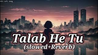 Talab He Tu (slowed Reverb) Sed Lofi Song Tu He Nasa #lofimusic #sedstatus #slowedreverb