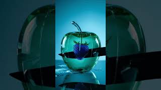 Glass Apple Slice Cutting 🍎 | Relax &amp; Enjoy#shorts #oddlysatisfying