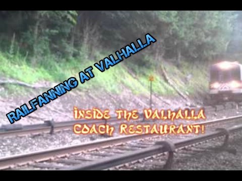 Railfanning at Valhalla inside the Valhalla Crossing Restaurant - Harlem Line Metro North