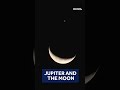 Jupiter and Moon visible in rare lunar occultation