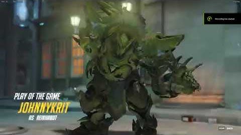 Overwatch Reinhardt Play Of The Match (Kings Row)