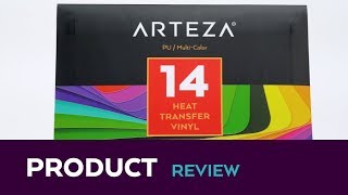 Arteza Heat Transfer Vinyl - Assorted Colors (14 Sheets)