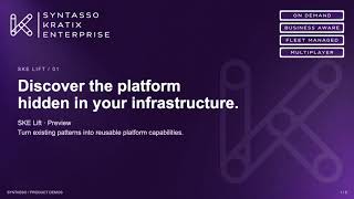 SKE Lift Demo: Turn Existing Infrastructure Into Platform Capabilities