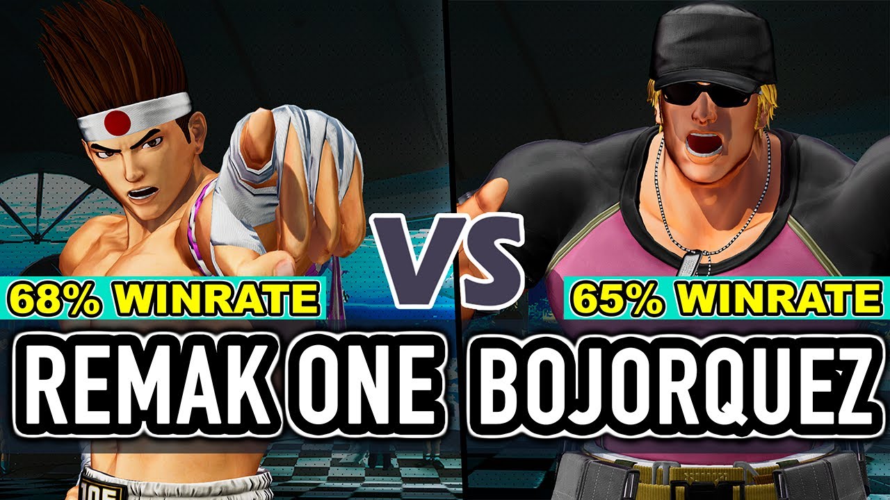 KOF XV ▰ REMAK ONE (Joe/Andy/Ash) vs BOJORQUEZ (Clark/Kim/Ryo) ▰ High Level Gameplay