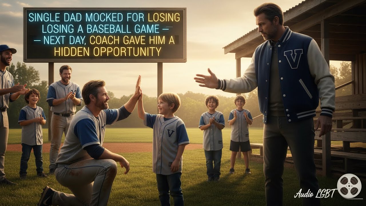 SINGLE DAD MOCKED FOR LOSING A BASEBALL GAME — NEXT DAY, COACH GAVE HIM A HIDDEN OPPORTUNITY