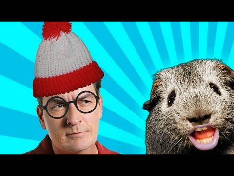 Charlie Sheen dressed as Waldo!?!