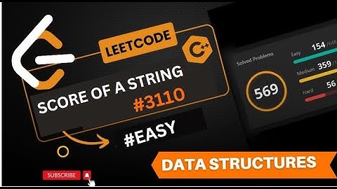 LeetCode #3110 | Score of a String | Detailed Explanation & Solution | Coding in Telugu | LVS Logics