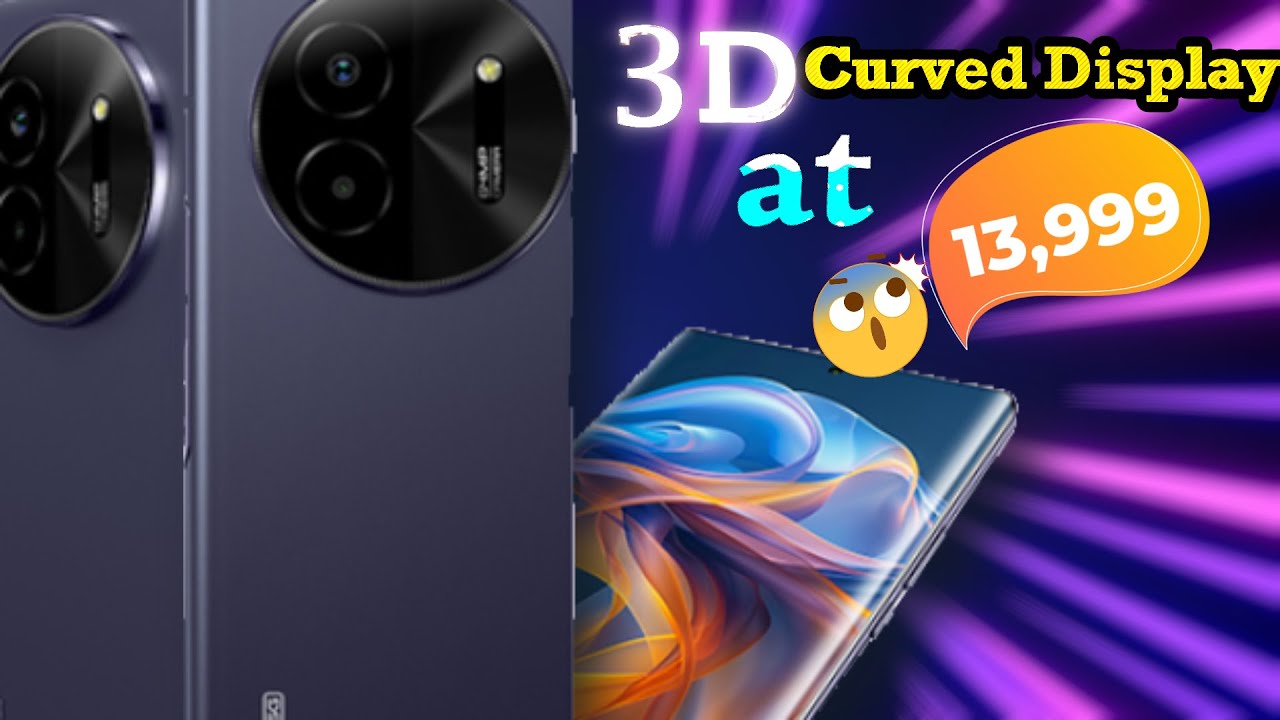 3D Curved Display at Just 13,999🫨 || In Display Finger Print sensor In ...