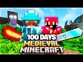 We Survived 100 Days In Medieval Minecraft..