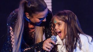 Filha de Ivete Sangalo Canta e Dança no Palco com a Mamãe em Portugal