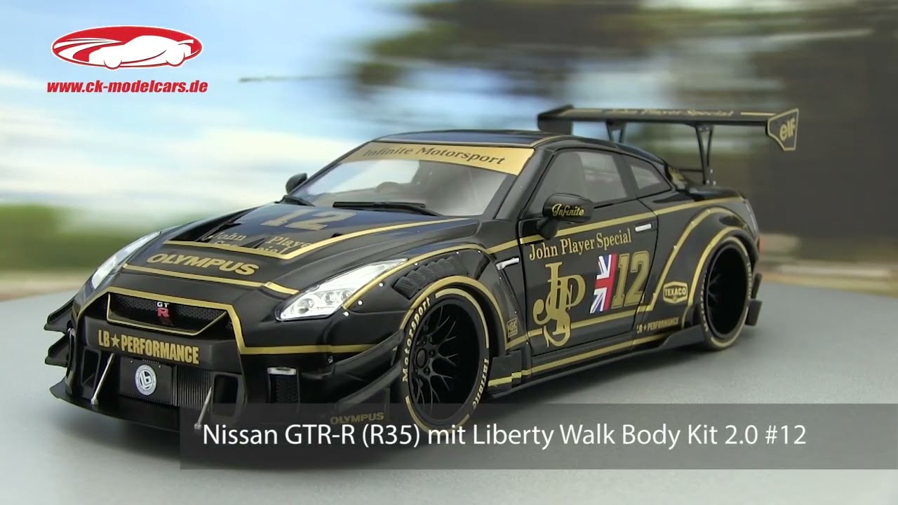 Solido 1:18 Nissan GTR-R (R35) Liberty Walk Body Kit 2.0 #12 John