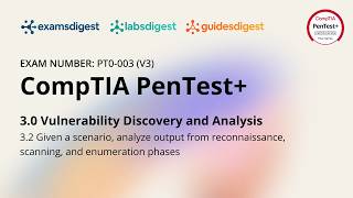 CompTIA PenTest+ PT0-003 (V3) Certification Exam Full Course Vol. 3.2