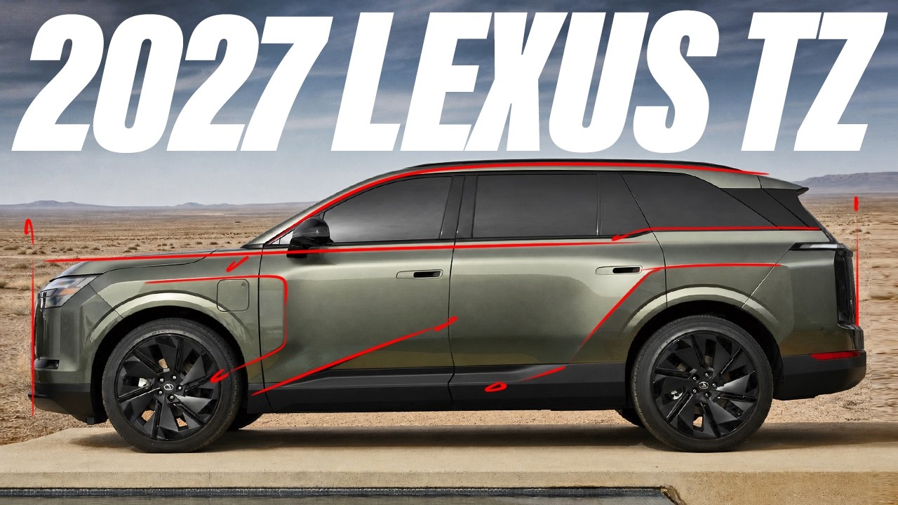 NEW 2027 Lexus TZ - Origami design but only 300 mile range? - YouTube