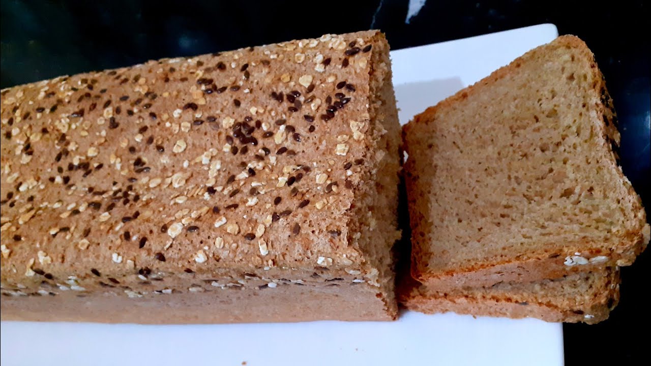 خبز التوست الصحي بدقيق القمح الكامل بطريقة سهلة و ناجحة