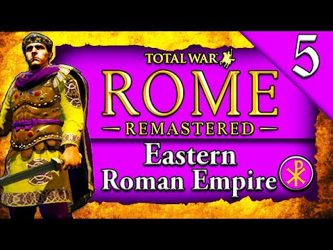 FALL OF THE WESTERN ROMAN EMPIRE! Rome Total War Remastered Eastern Roman Empire CampaignGameplay #5