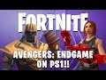 Fortnite avengers endgame on playstation 1