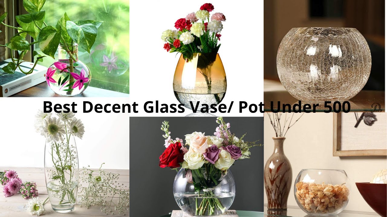 Best glass vase/pot under 500 Amazon flower vase Amazon flower pot