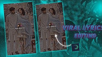 Wipe Lyrics Editing | Alight Motion Text Lyrics Editing / FR Faisal Editz