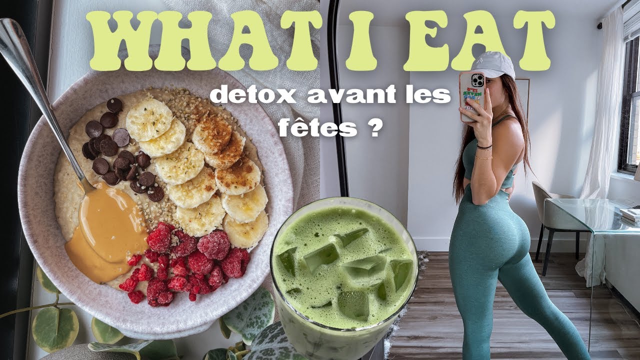 CE QUE JE MANGE POUR RESTER FIT (pendant les fêtes de fin d'année) // Vlogmas 14