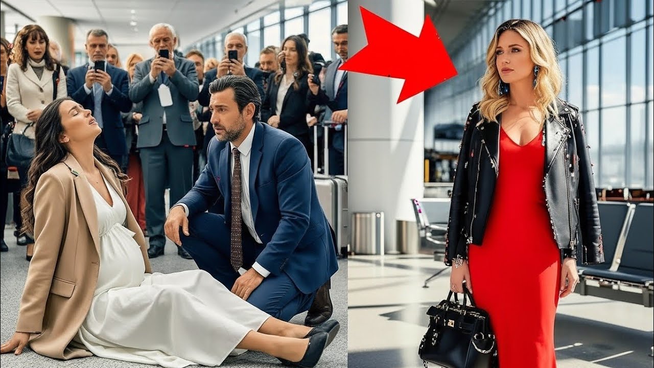 Millonario ve a su exesposa embarazada colapsar en el aeropuerto y descubre un secreto