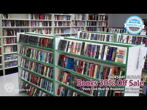 SVDP Fond du Lac: Books 30% Off Sale (05/26/22)