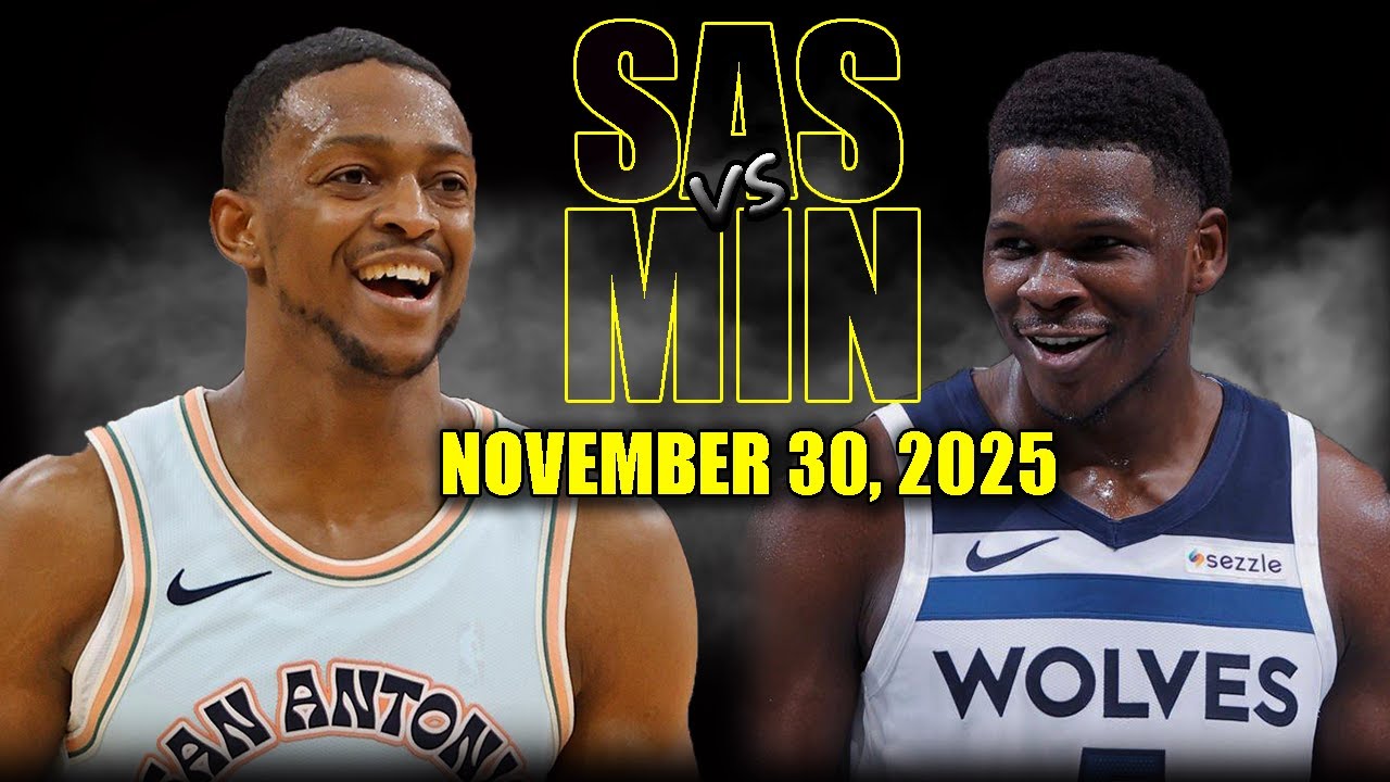 San Antonio Spurs vs Minnesota Timberwolves Full Game Highlights - November 30, 2025 | NBA Season