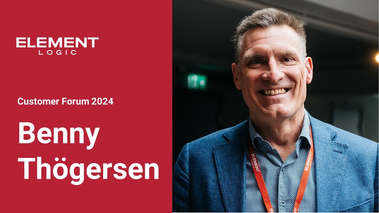 Benny Thögersen, Managing Director på Element Logic Sweden