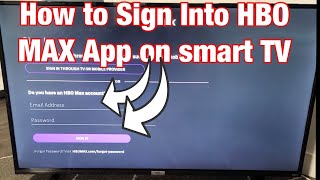 How to Sign In (Log In) HBO MAX App on TV screenshot 5