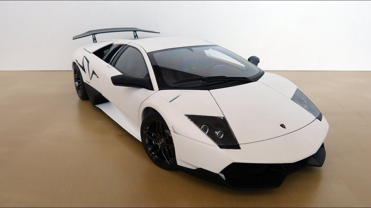1:18 AUTOart Lamborghini Murciélago LP670-4 SV - YouTube