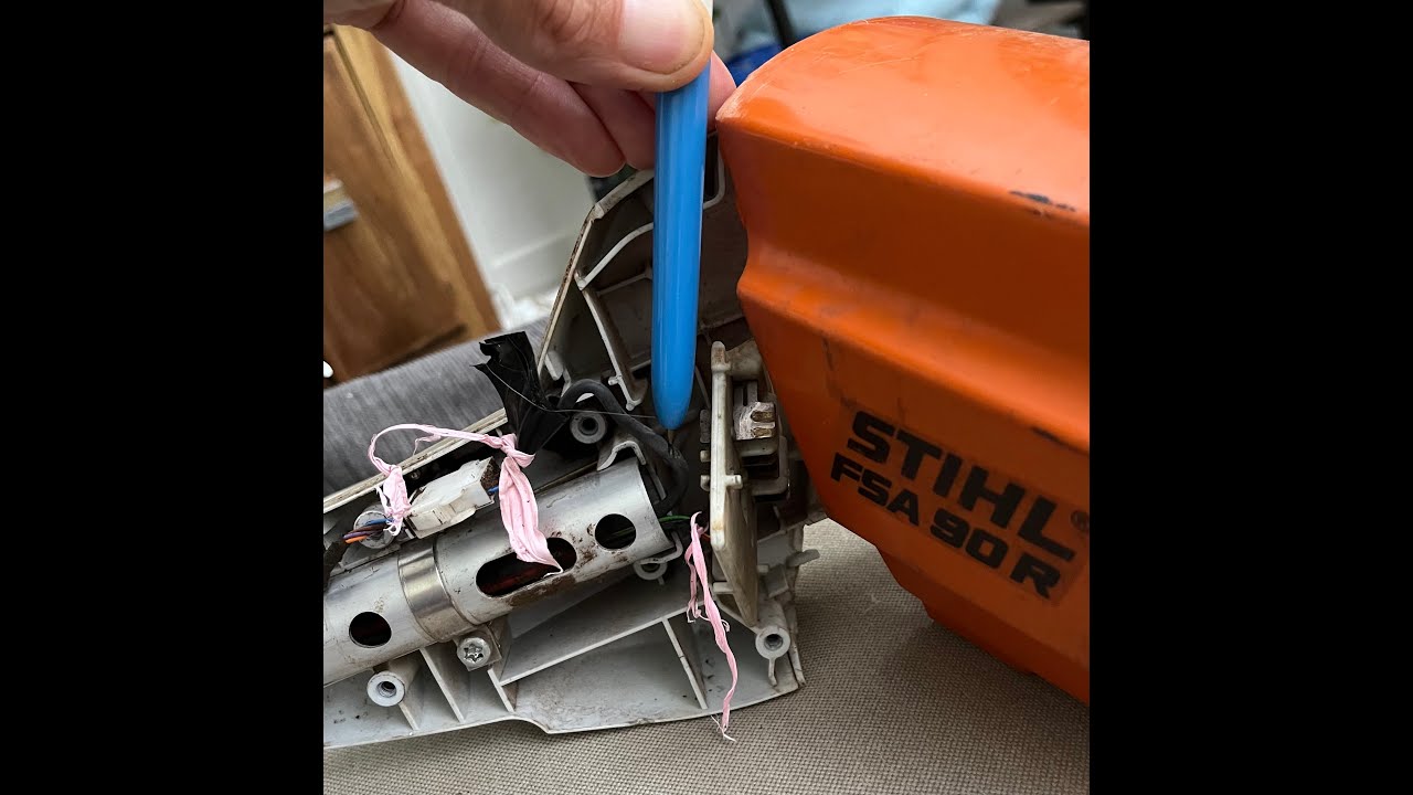 Stihl fsa90r troubleshoot common issue YouTube