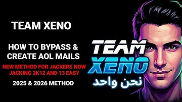 How to bypass & create AOL MAILS / jack 2k12 and 13 in 2025 and 2026 / TEAM XENO NEW 