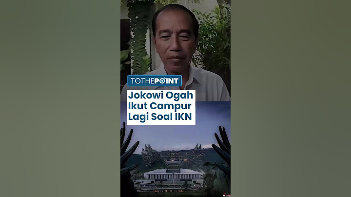 Jokowi Blak-blakan Ogah Ikut Campur Lagi Soal IKN: Tanyakan ke Pemerintah, Itu kan Urusan Pemerintah