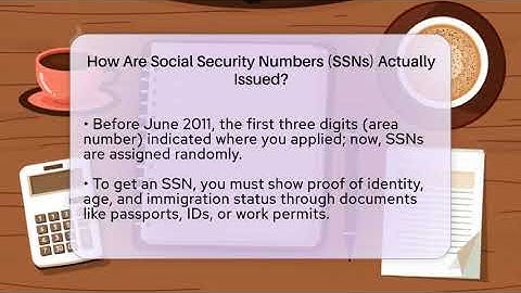 How Are Social Security Numbers (SSNs) Actually Issued? - Latino Family Filing