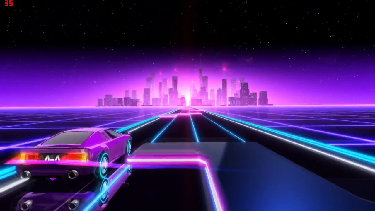 Neon Drive - Level 1 - Insane Difficulty (No Checkpoints)