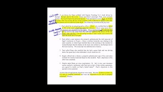 Issue Spot Evidence: A civil case with loads of hearsay