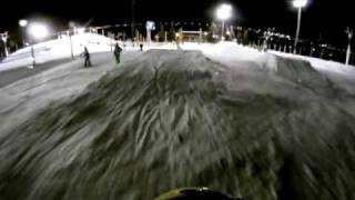 GoPro skiing rail