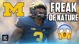 Rashan Gary Highlights 💯 Freak of Nature 💪 Michigan Defensive Lineman ᴴᴰ