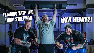 HOW HEAVY CAN HE LOG PRESS! | ft.Harry Stoltman