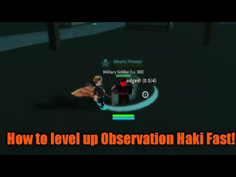 How to level up observation Haki FAST!!! (Blox Fruits) 
